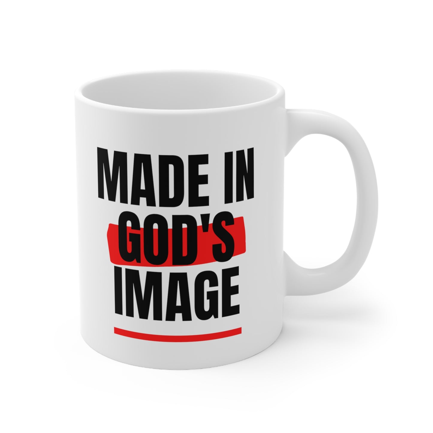 Made In God's Image Coffee Mug, Christian Gift, Faith Gift, Motivation Gift