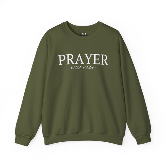 Prayer Warrior Crewneck Sweatshirt, Christian Gift, Faith Gift