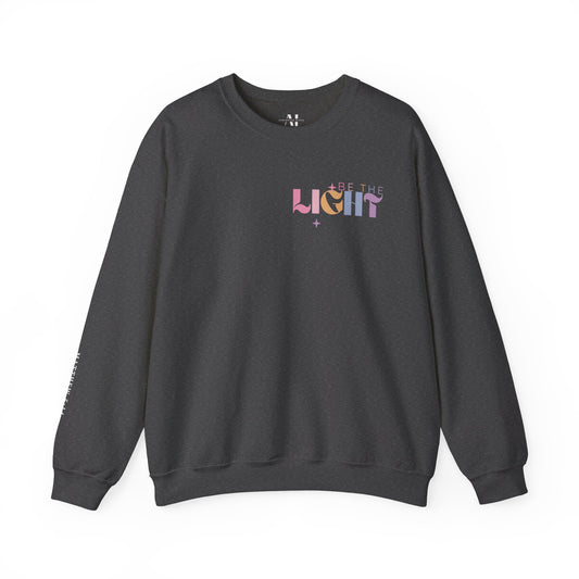 Be The Light Crewneck Sweatshirt, Faith Gift, Christian Gift