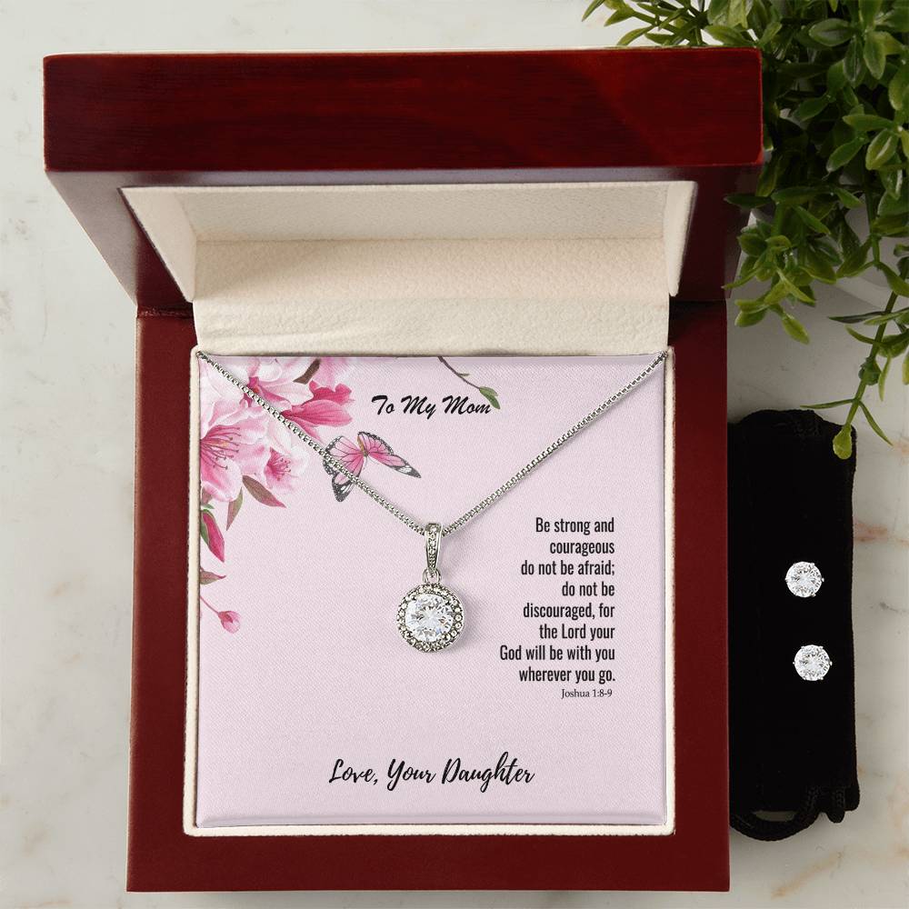 Be Strong Pendant Necklace Gift for Mom,Mother's day Gift, Birthday Gift, Gift from Daughter